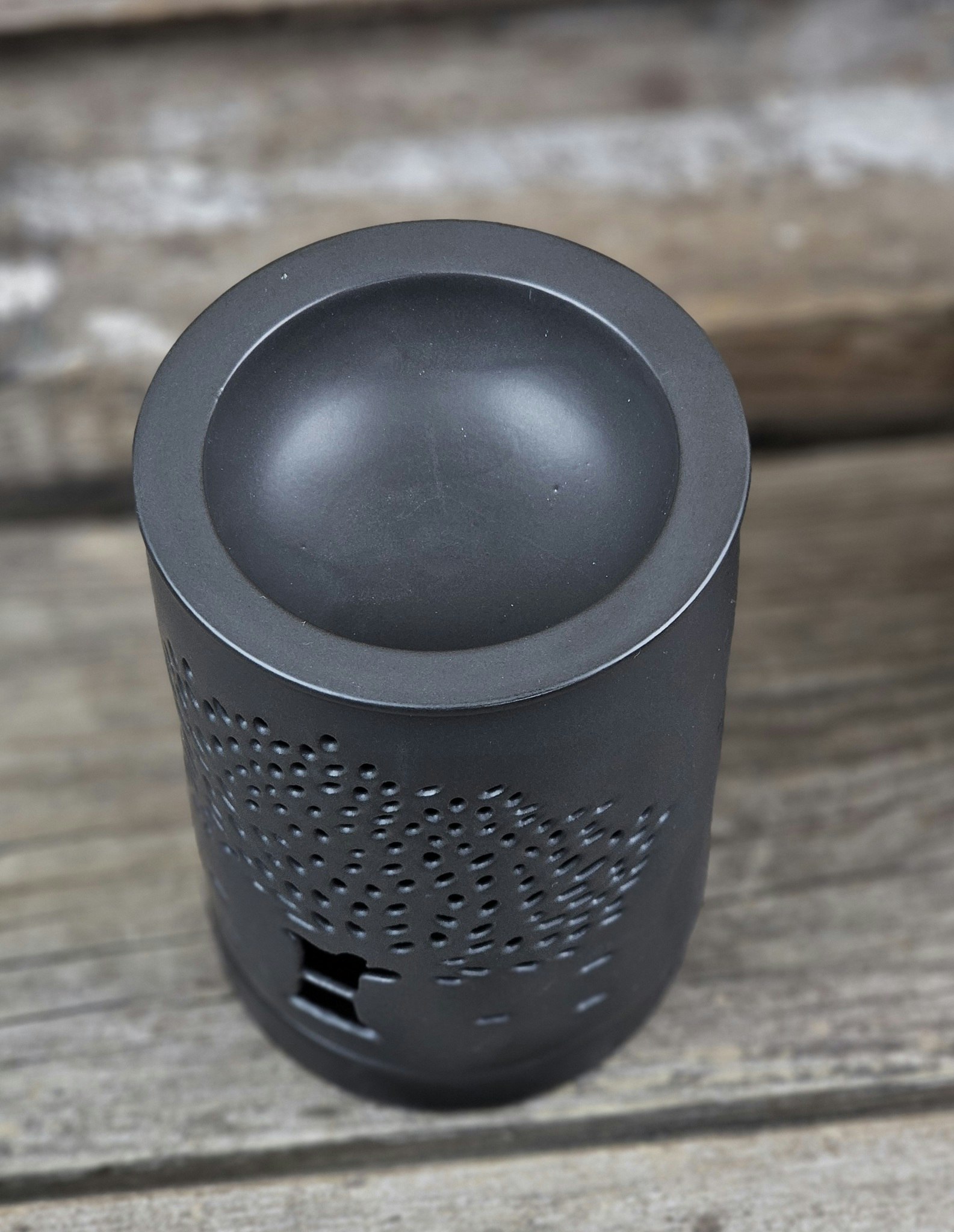 Aromalampa, diffuser svart keramik Tree Of Life
