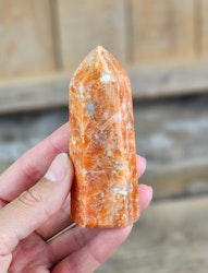 Orange Kalcit, spets #1