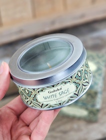Goloka - White Sage, doftljus 6h