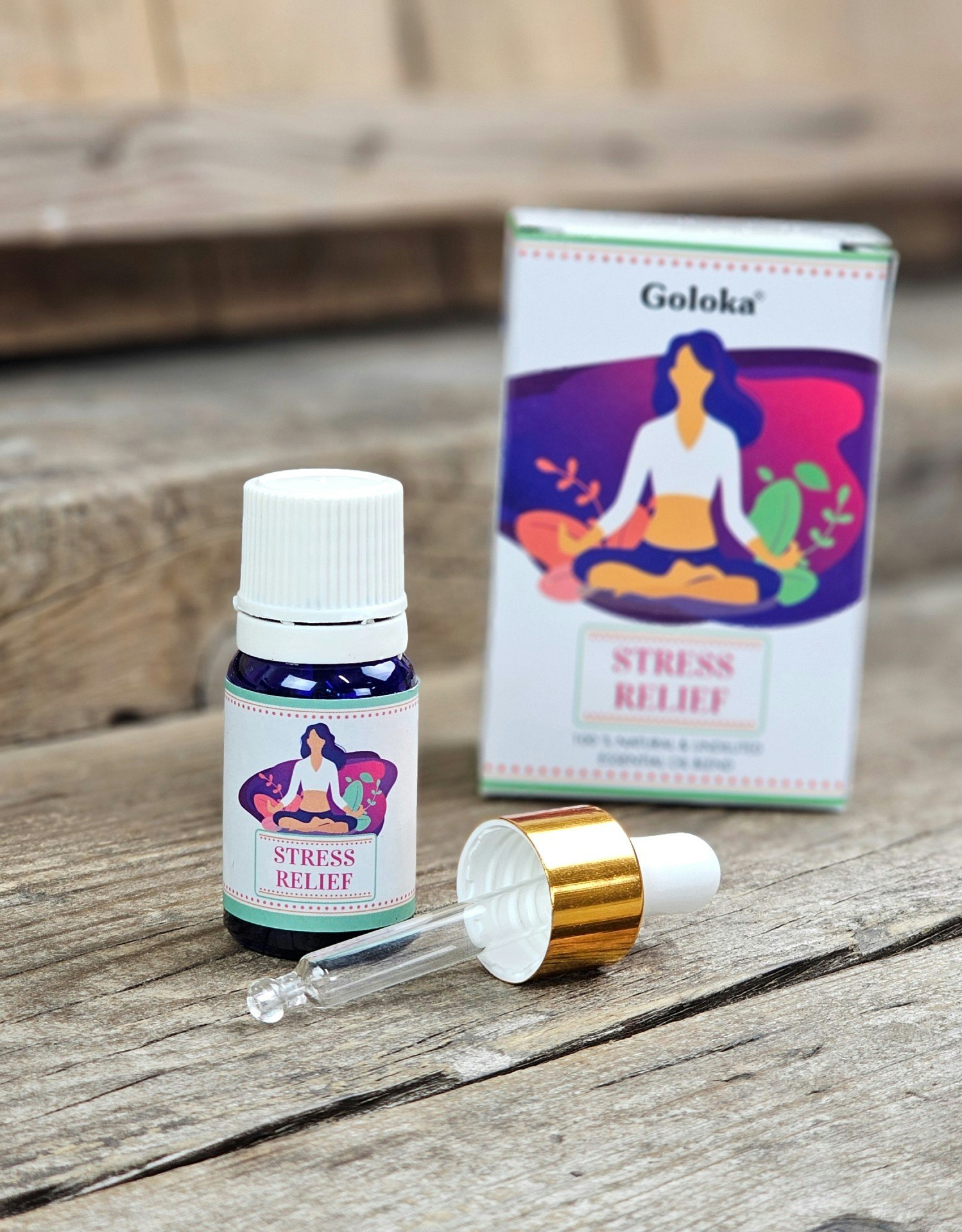 Goloka - Stress Relief, Eterisk olja Aromaterapi