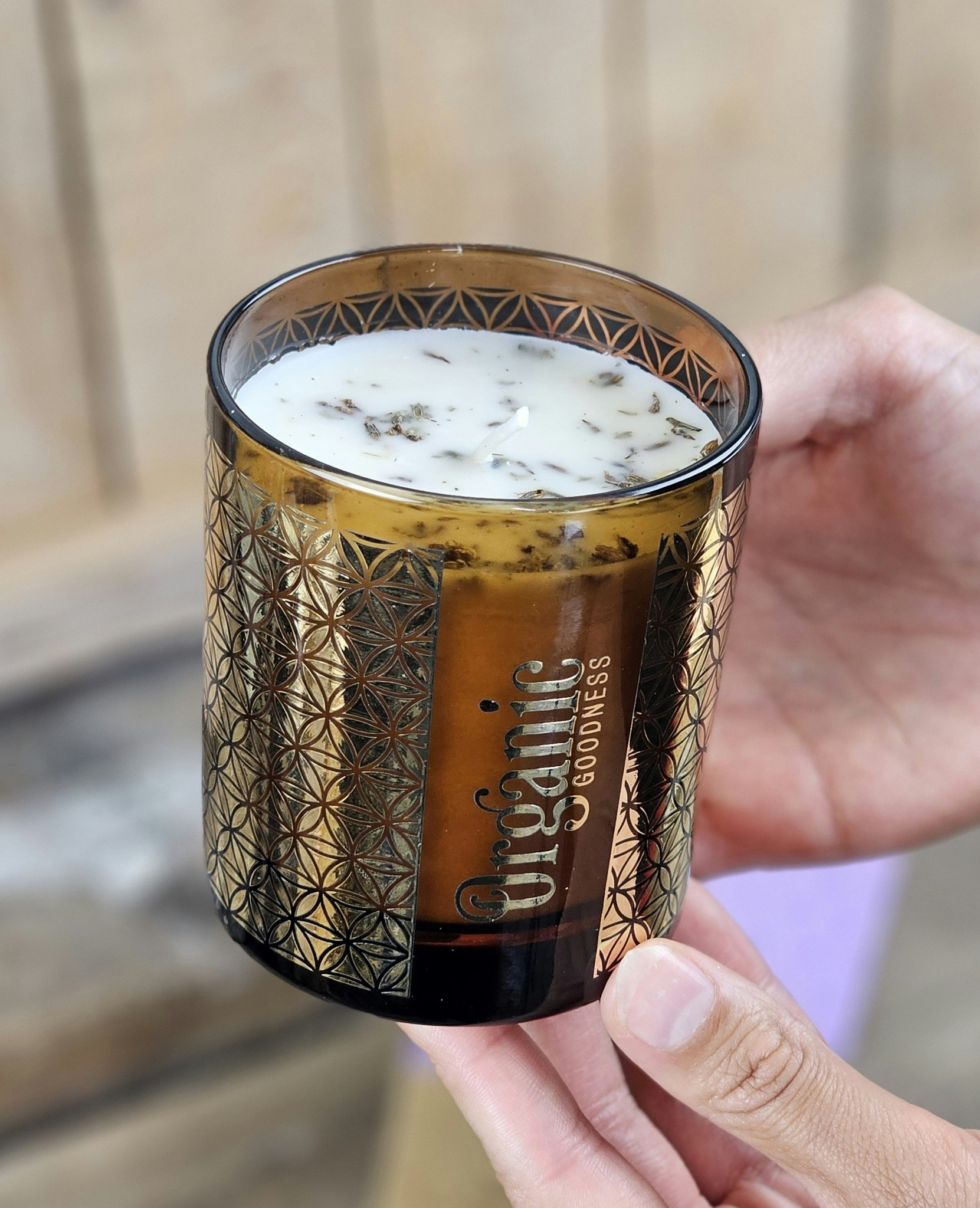Song Of India - Organic Goodness Sage & Lavender, doftljus 50h