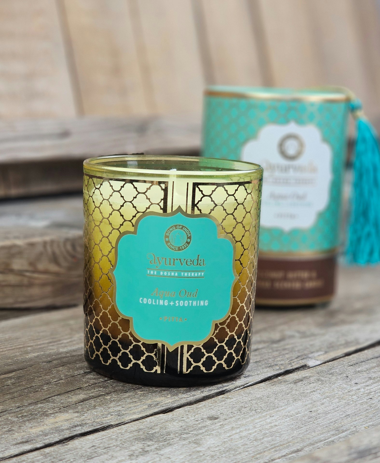 Doftljus Song Of India, Pitta Aqua Oud Ayurveda 55h