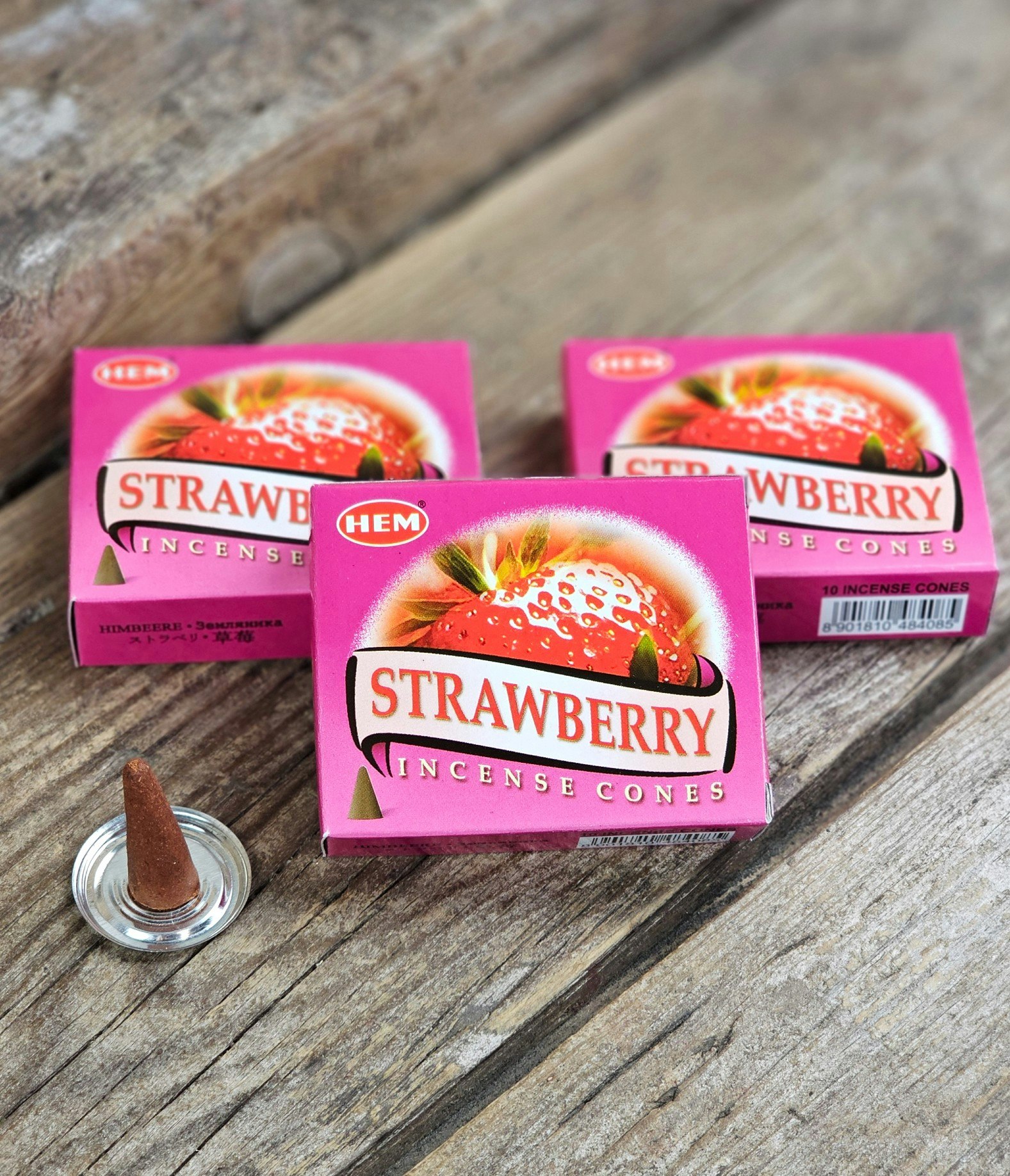 HEM - Strawberry, rökelsekoner
