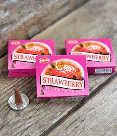 HEM - Strawberry, rökelsekoner