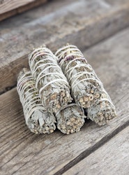 Vit Salvia med Rosmarin & blomblad