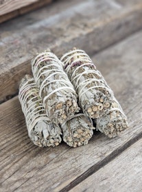 Vit Salvia med Rosmarin & blomblad