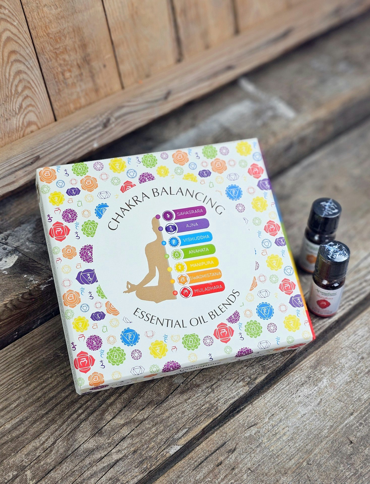 Aromafume - 7 Chakra essential oil blend set, Eterisk olja Aromaterapi