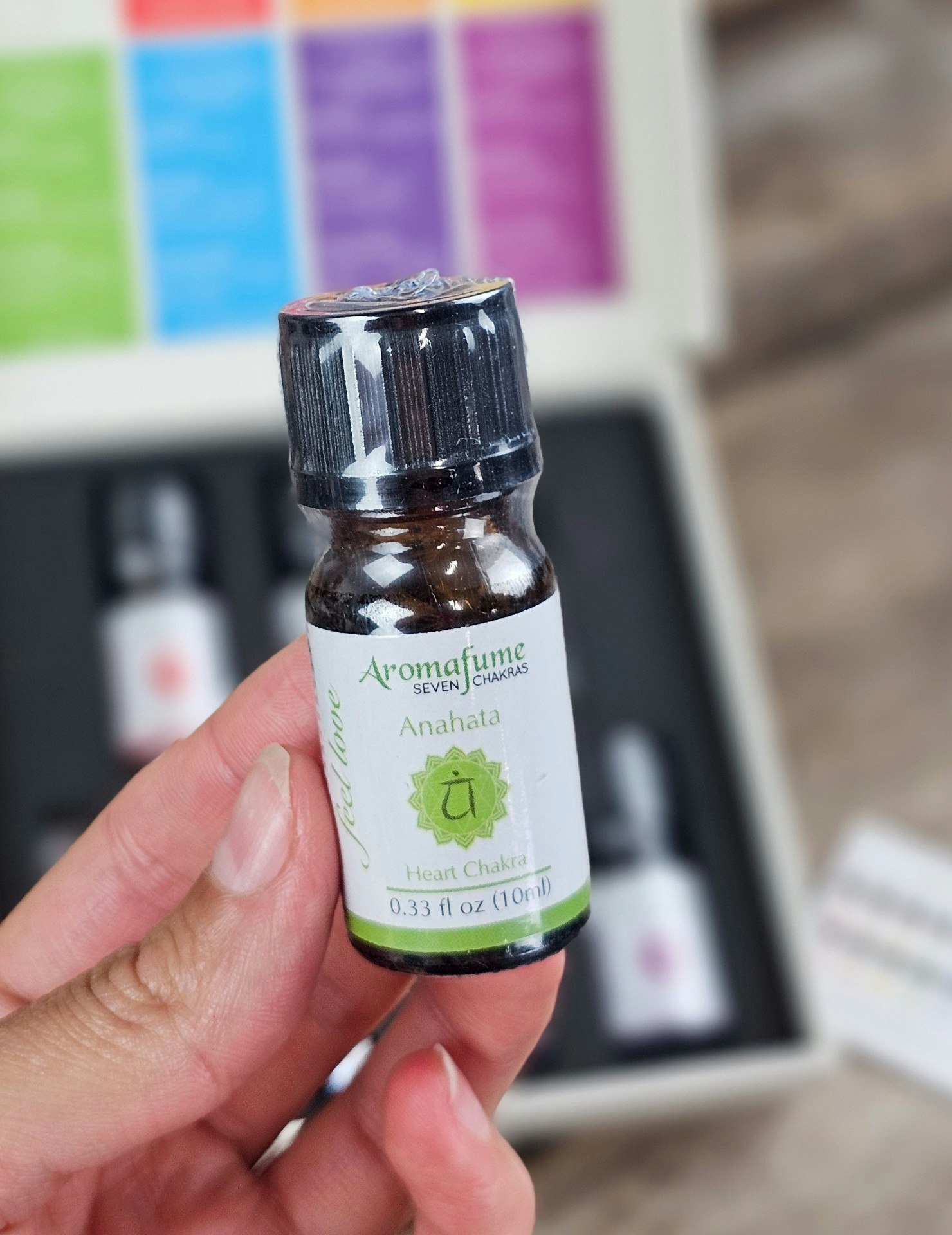 Aromafume - 7 Chakra essential oil blend set, Eterisk olja Aromaterapi