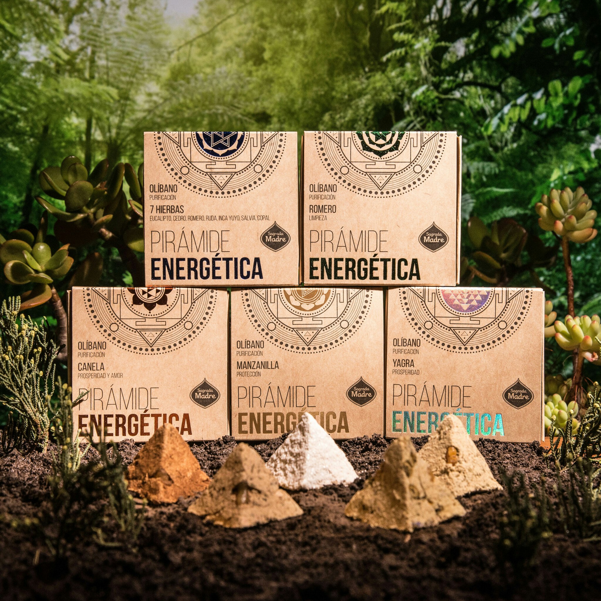 Sagrada Madre - Kamomill & Frankincense, energipyramider