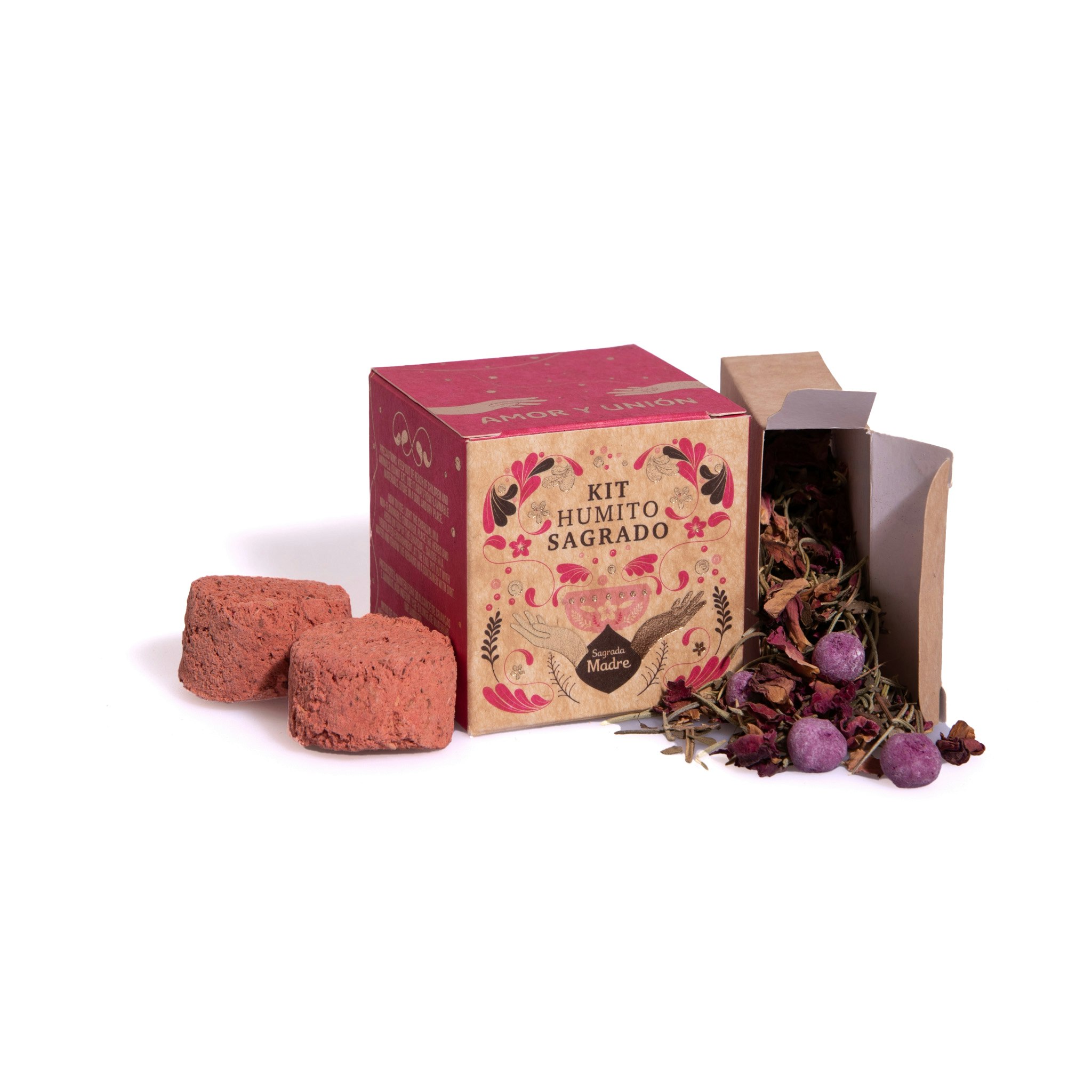 Sagrada Madre - Sacred Smoke Kit Love & Unity (rökelsekol, örter och pärlor)