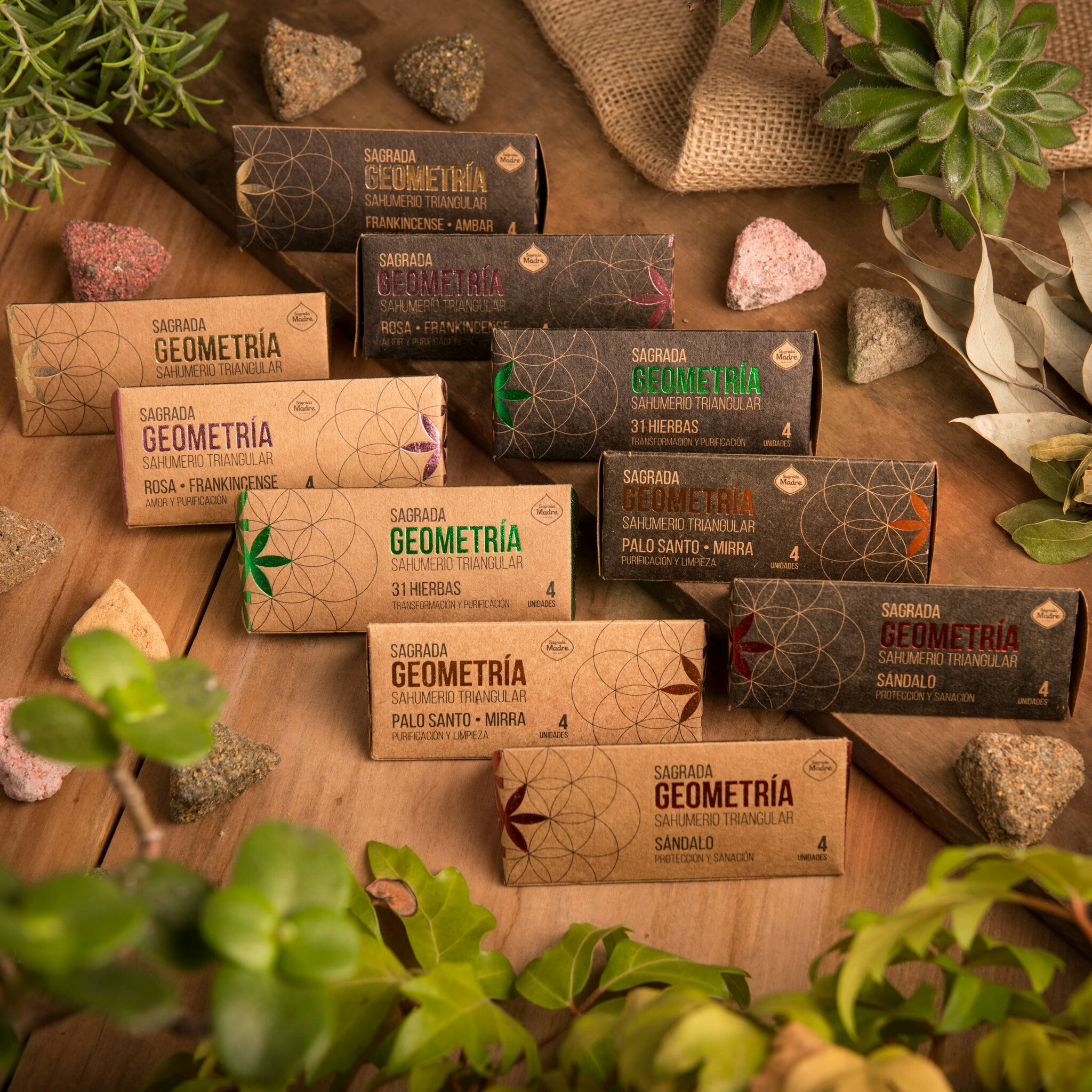 Sagrada Madre Geometría - Rosor & Frankincense, rökelsetrianglar