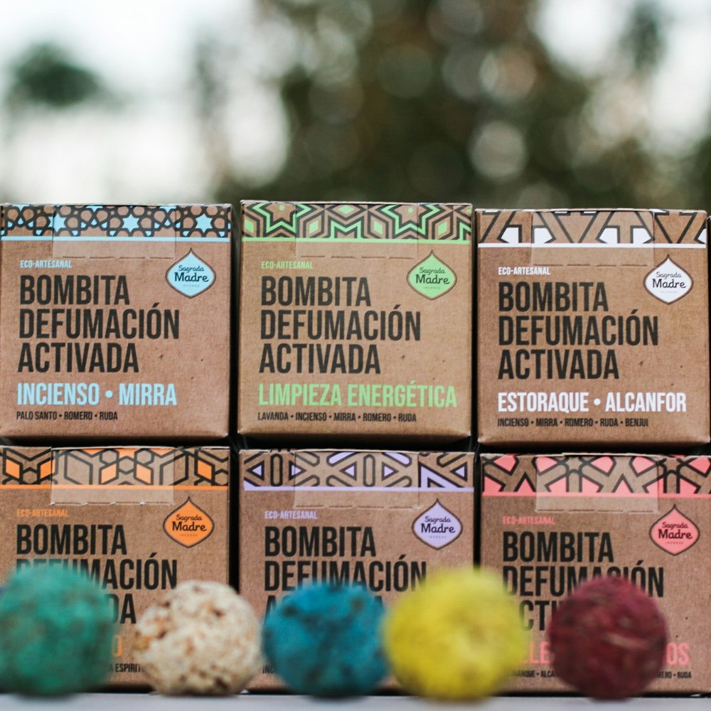 Sagrada Madre - Bombitas, Yagra & Kanel rökelsebollar 8-pack