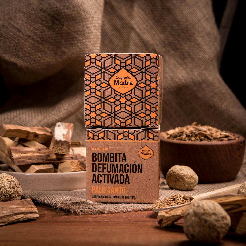 Sagrada Madre - Bombitas, Styrax & Kamfer rökelsebollar 8-pack