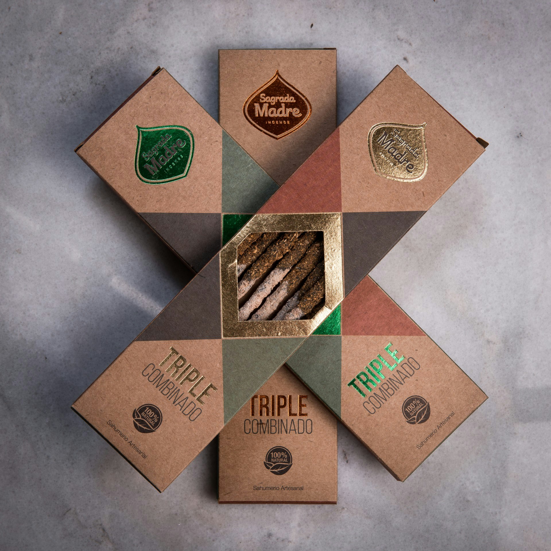 Sagrada Madre - Triple Combination, Premium 3-i-1 rökelsepinnar