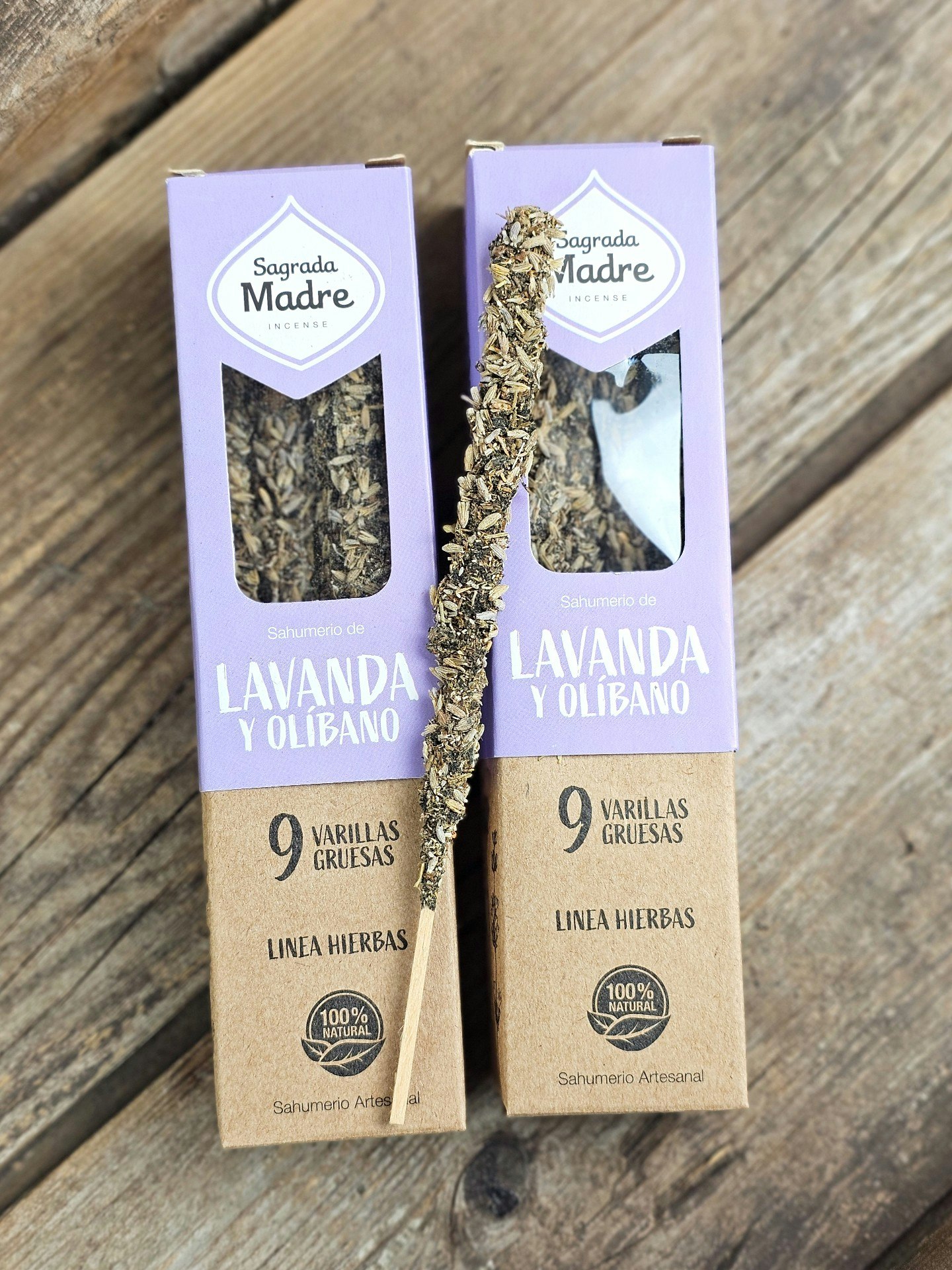 Sagrada Madre - Lavendel & Frankincense, rökelsepinnar