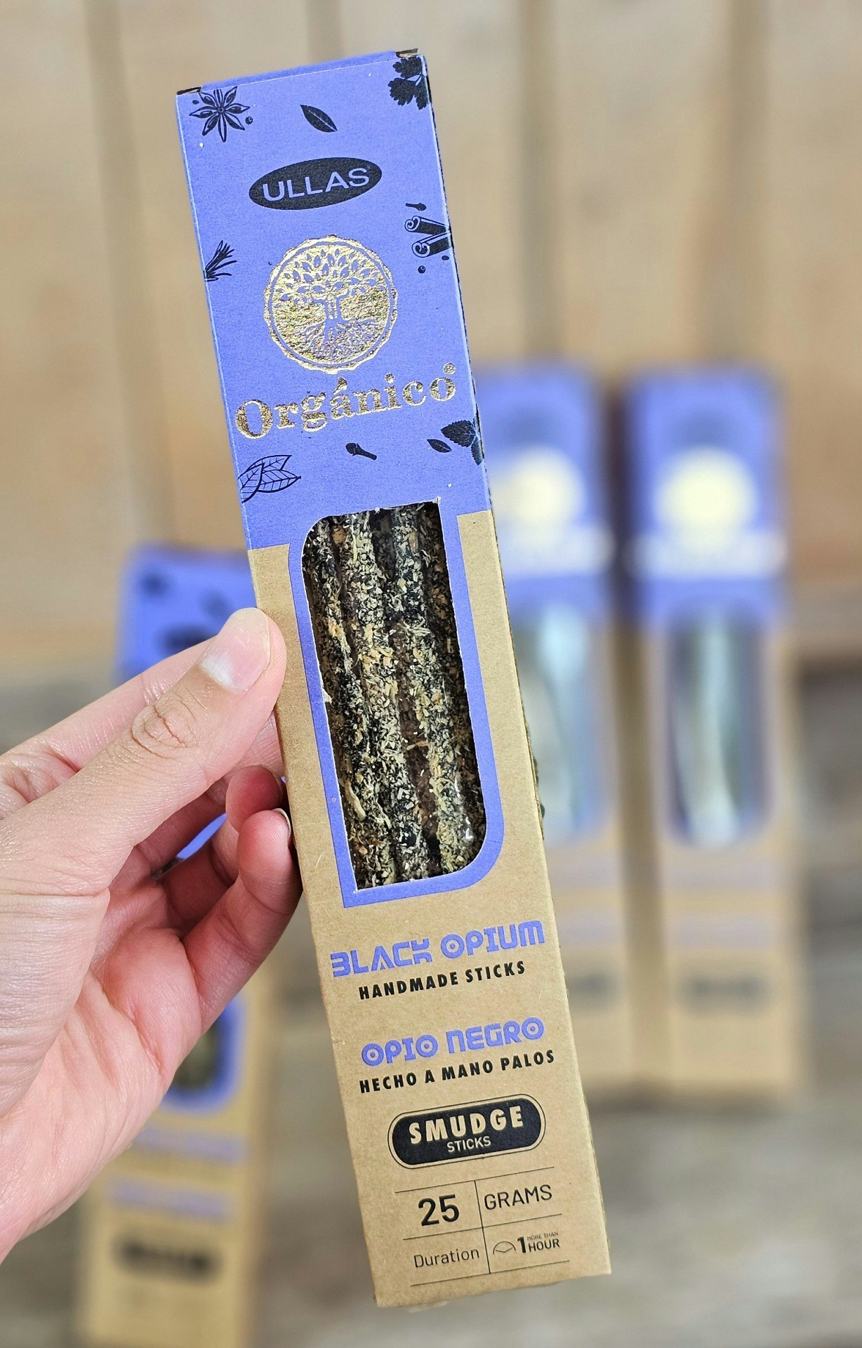 Ullas Orgánico - Black Opium, rökelsepinnar