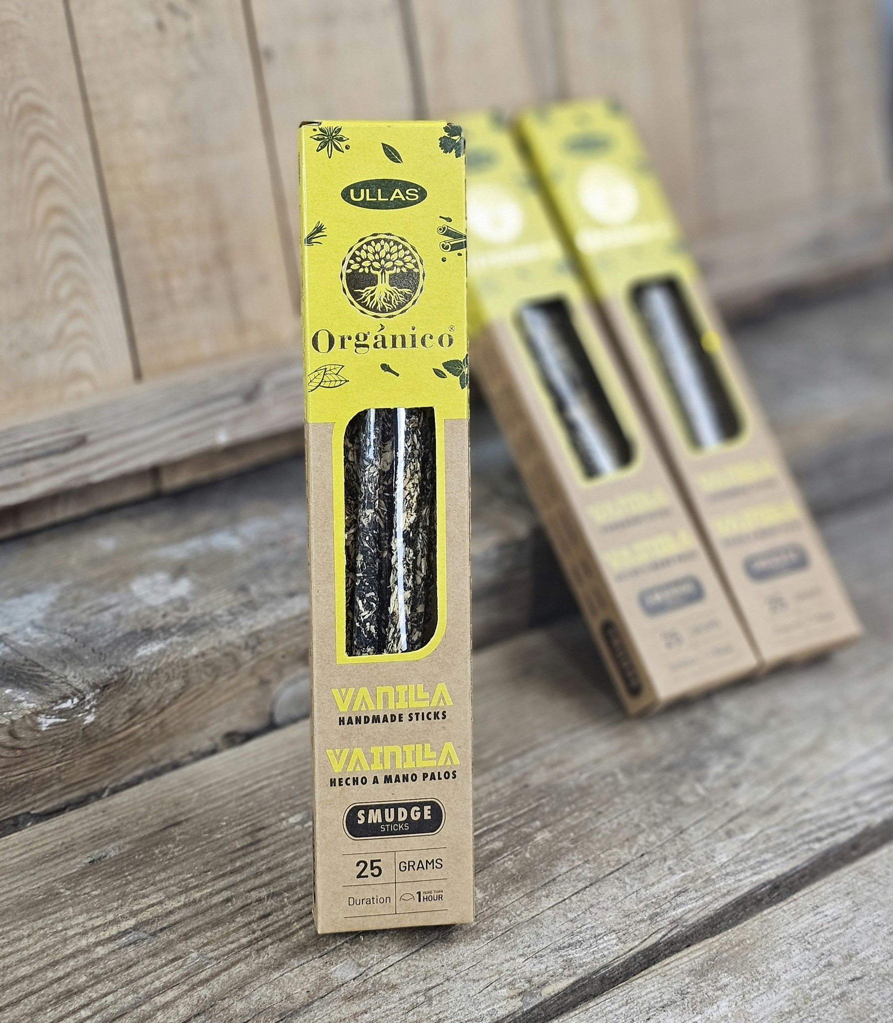 Ullas Orgánico - Vanilla (Vanilj), rökelsepinnar