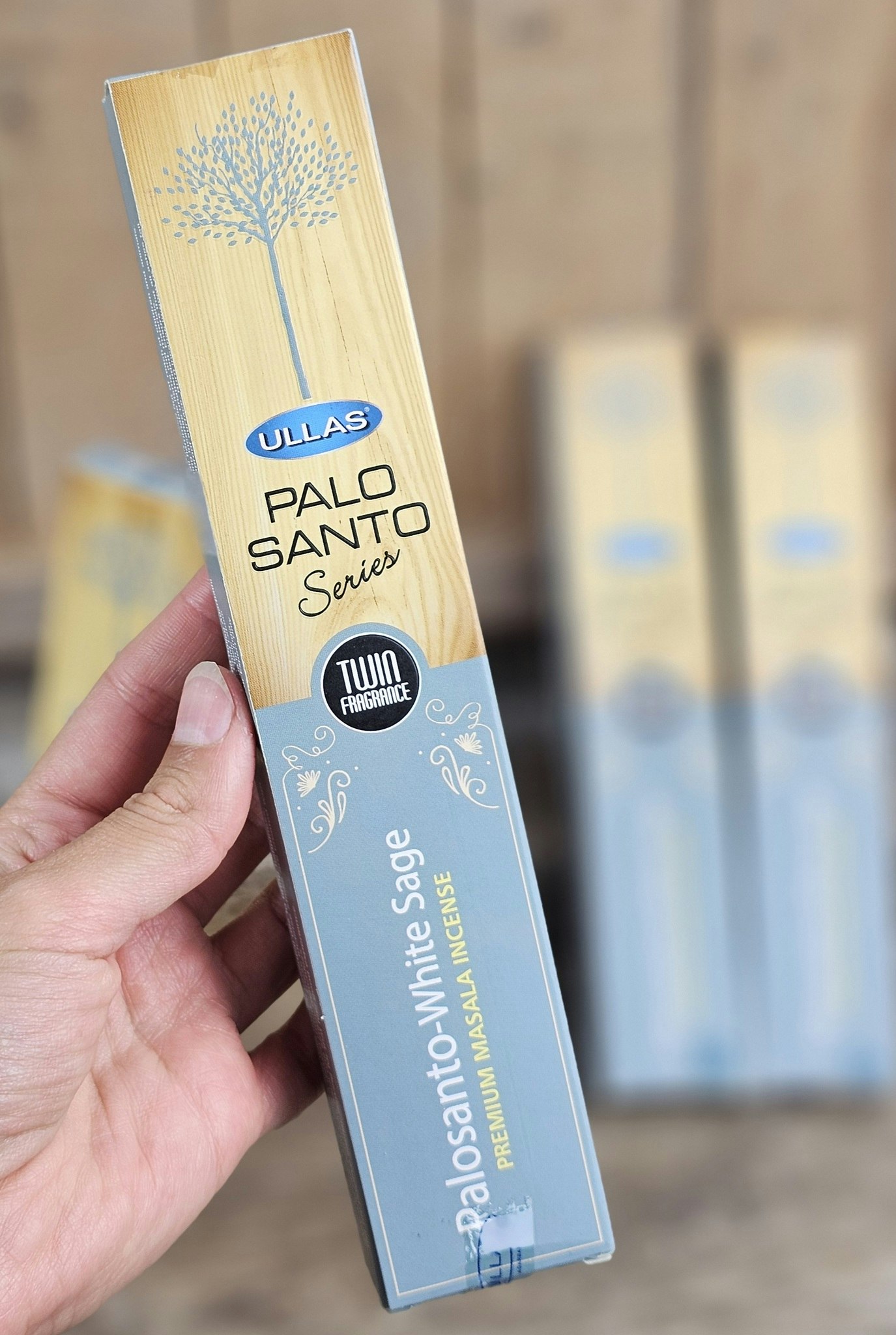Ullas Palo Santo Serie - White Sage (Vit Salvia), rökelsepinnar