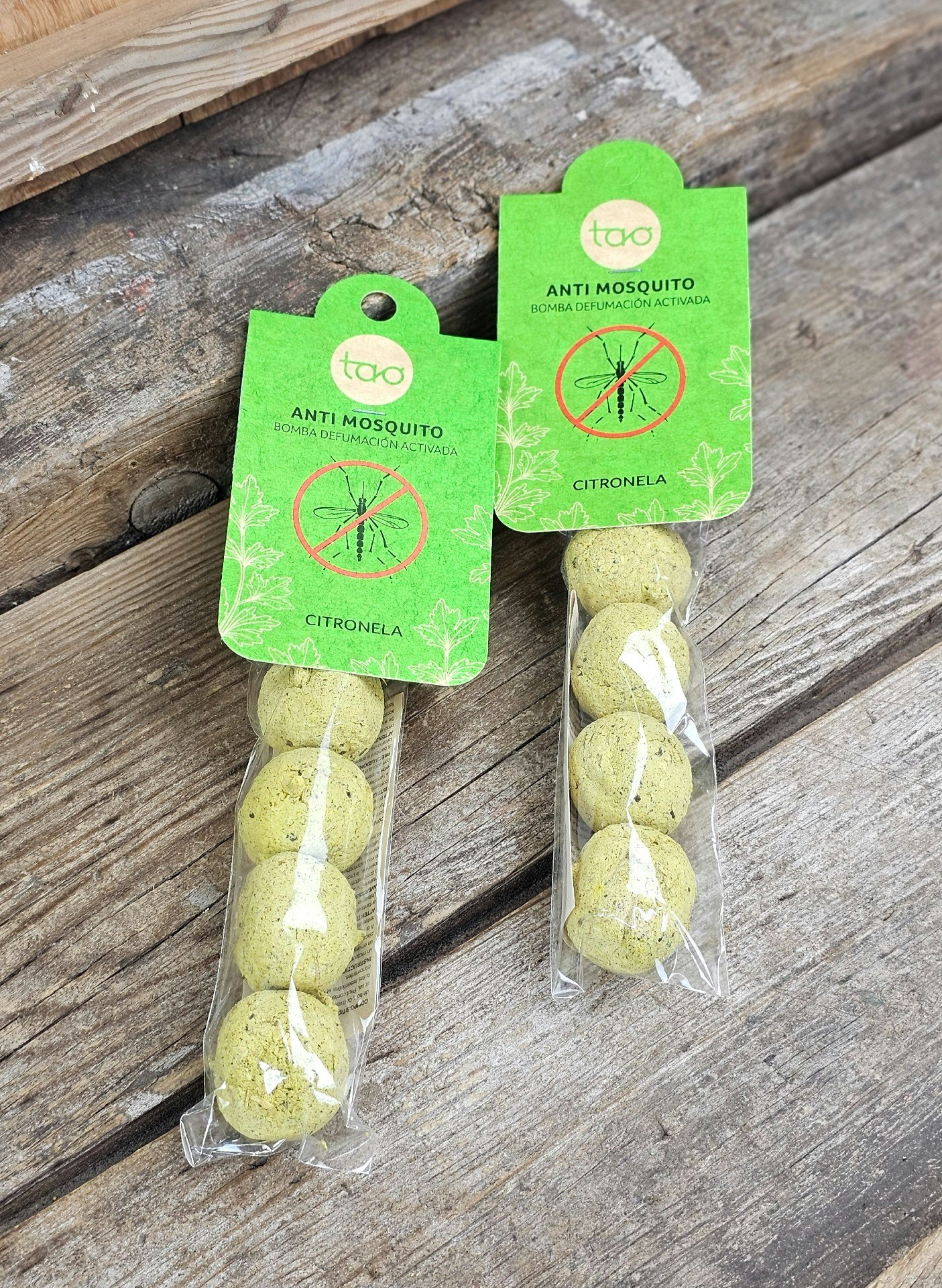 Sagrada Madre Tao Anti Mosquito - Citronella (Mot mygg), Bombitas rökelsebollar