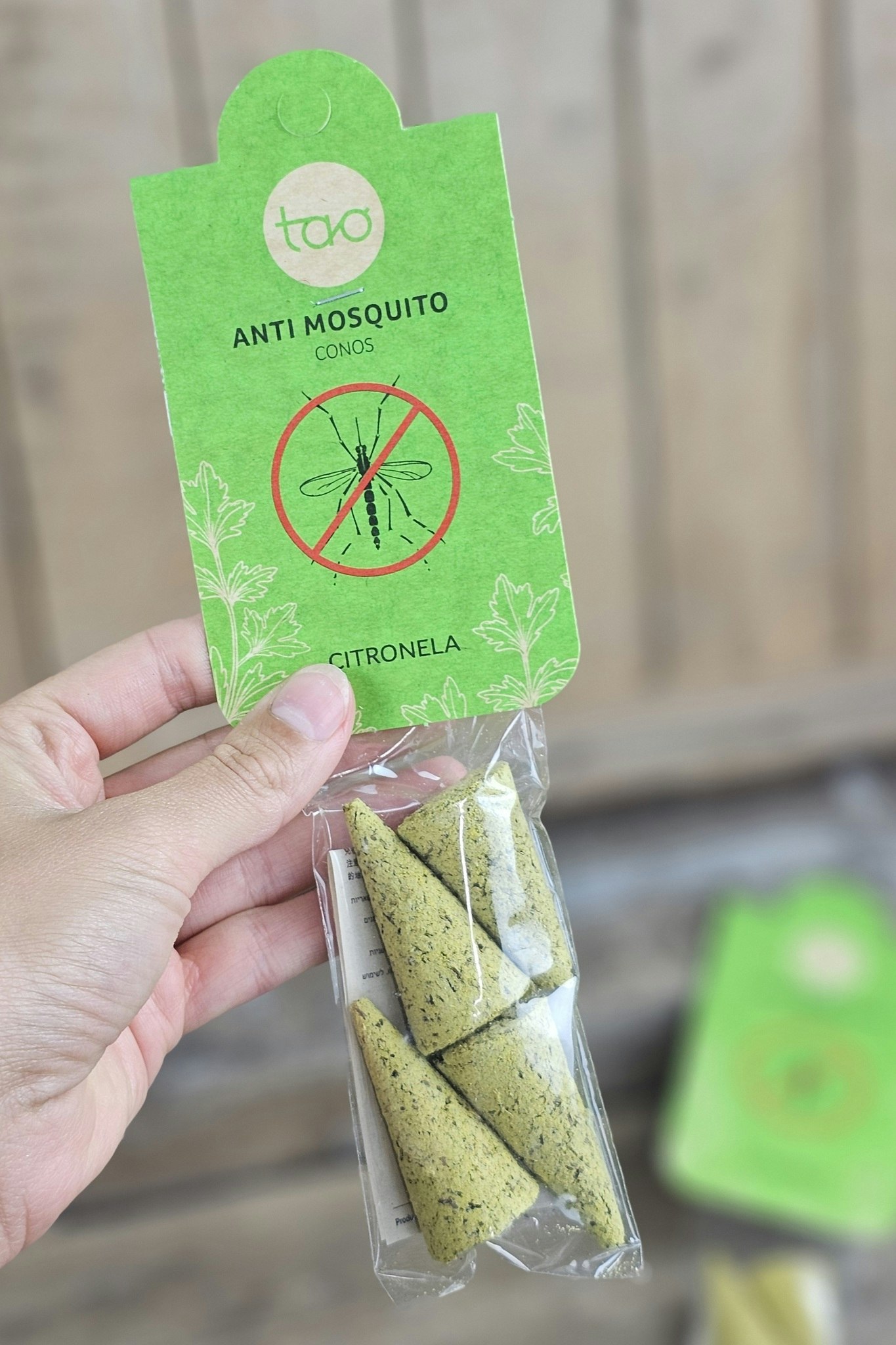 Sagrada Madre Tao Anti Mosquito - Citronella (Mot mygg), rökelsekoner