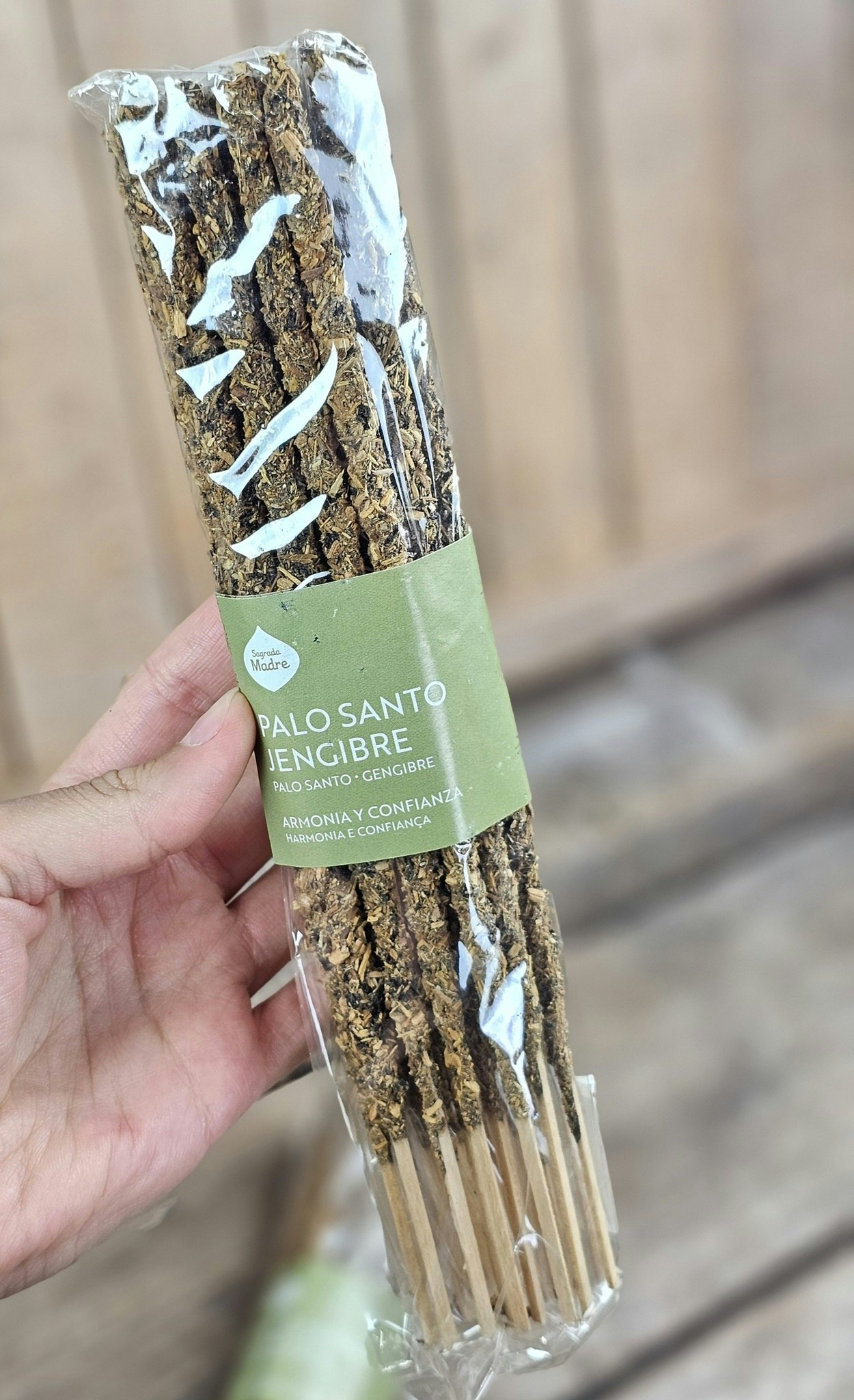 Sagrada Madre Line x 20 (Savings Pack) - Palo Santo & Ingefära, rökelsepinnar