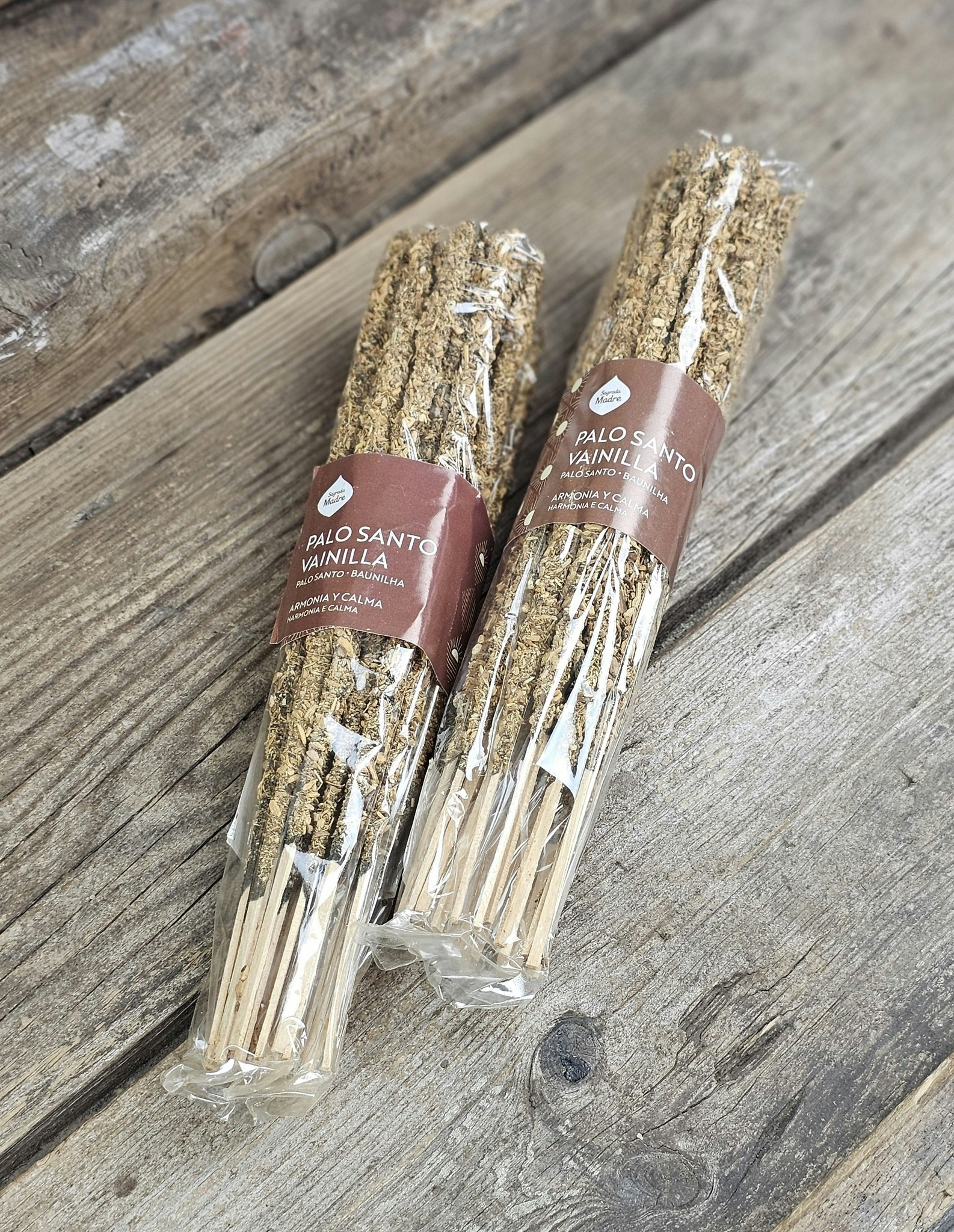 Sagrada Madre Line x 20 (Savings Pack) - Palo Santo med Vanilj, rökelsepinnar
