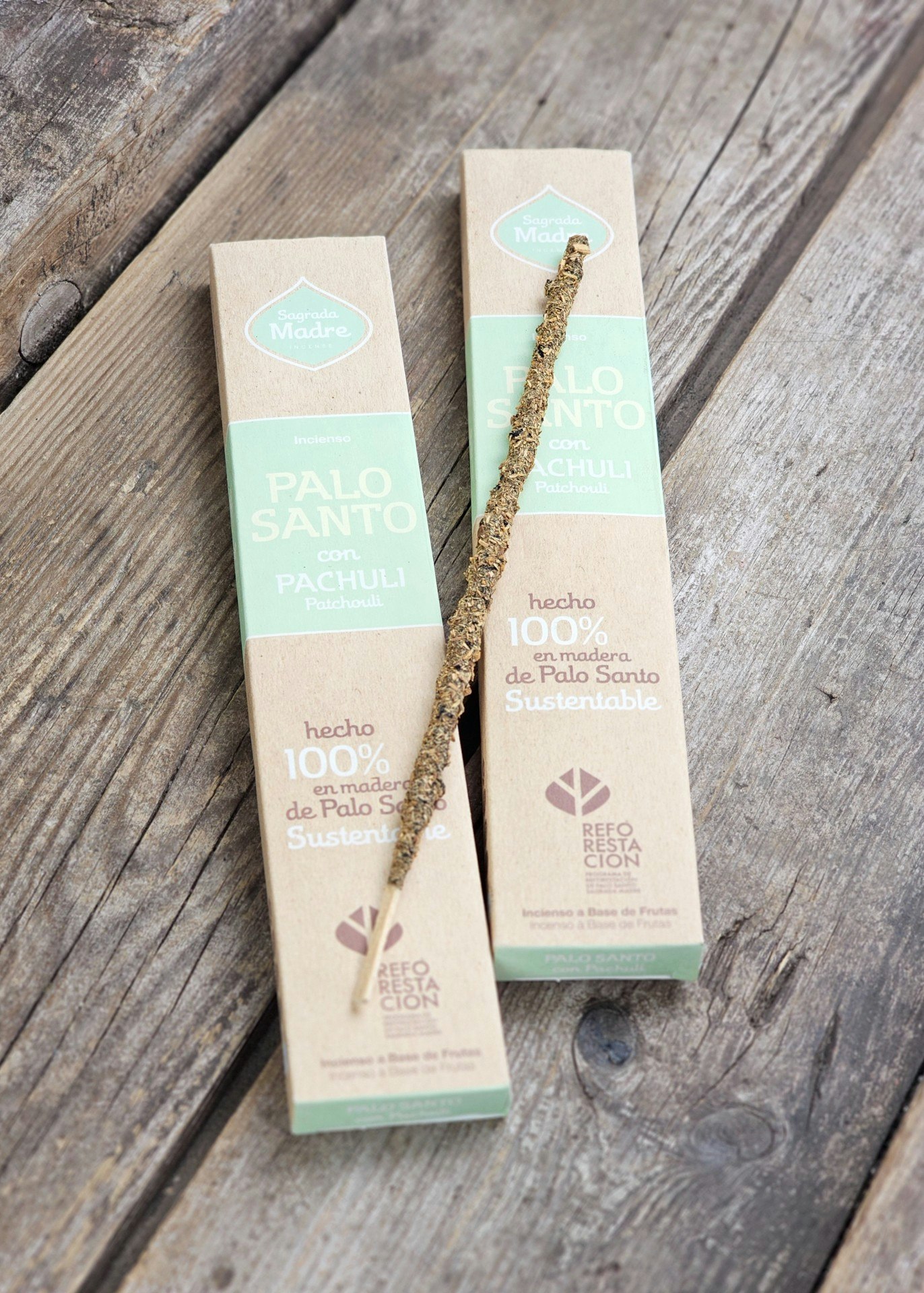 Sagrada Madre - Palo Santo med Patchouli, rökelsepinnar