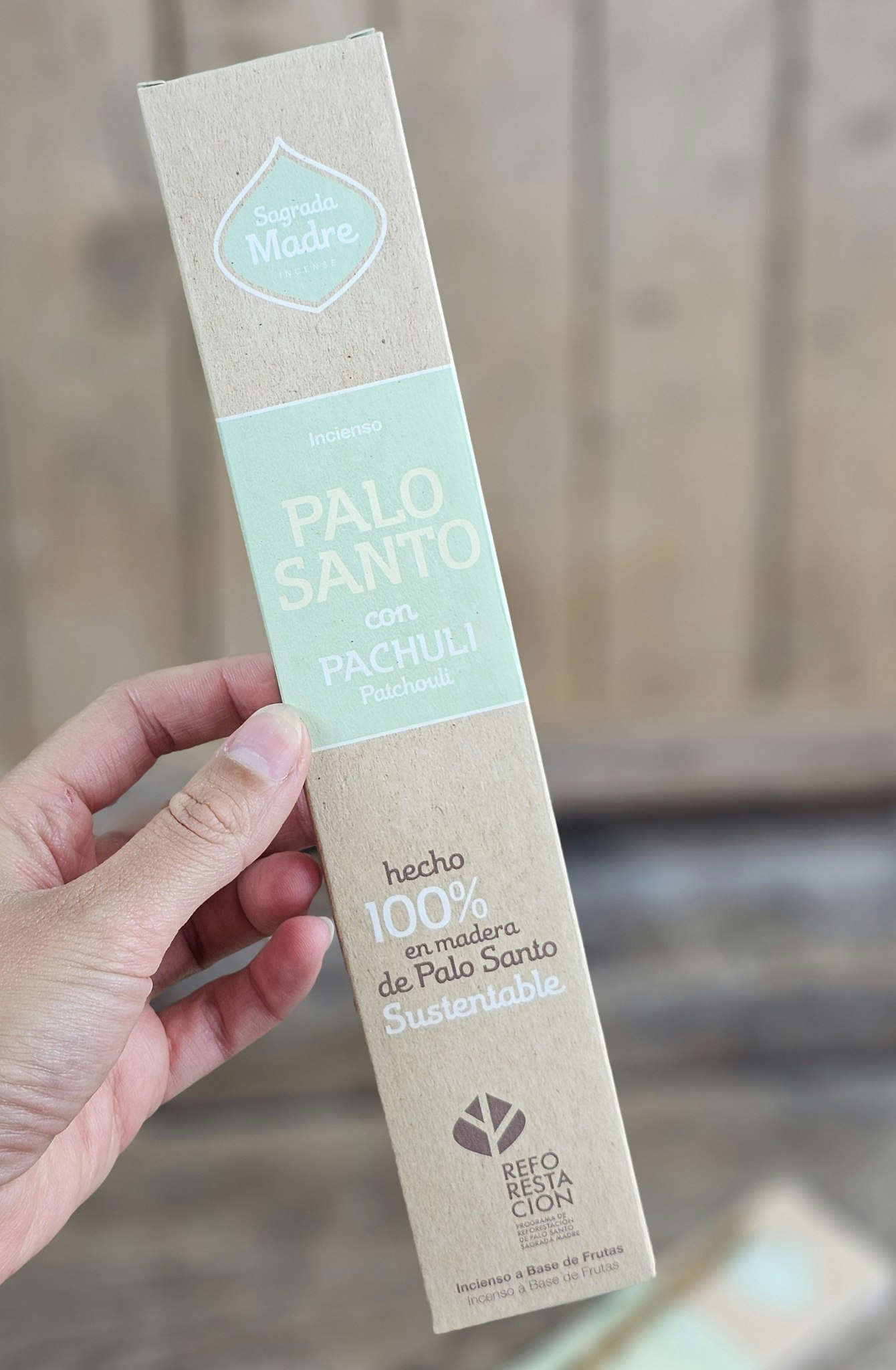 Sagrada Madre - Palo Santo med Patchouli, rökelsepinnar