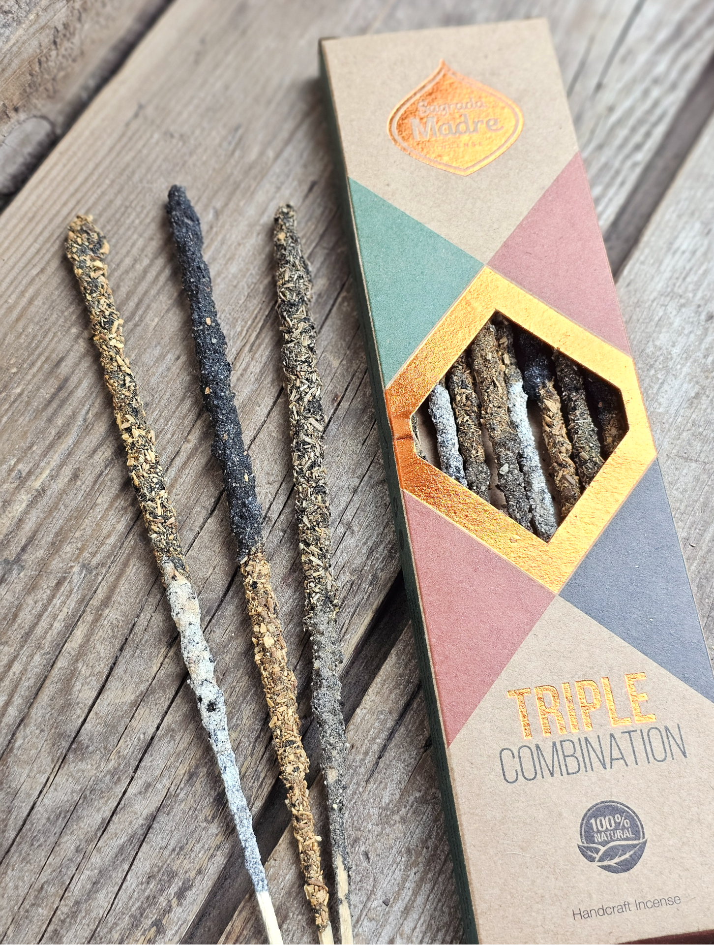 Sagrada Madre - Triple Combination, Premium 3-i-1 rökelsepinnar