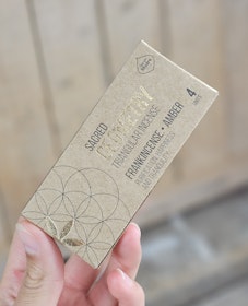 Sagrada Madre Geometría - Frankincense & Bärnsten, rökelsetrianglar