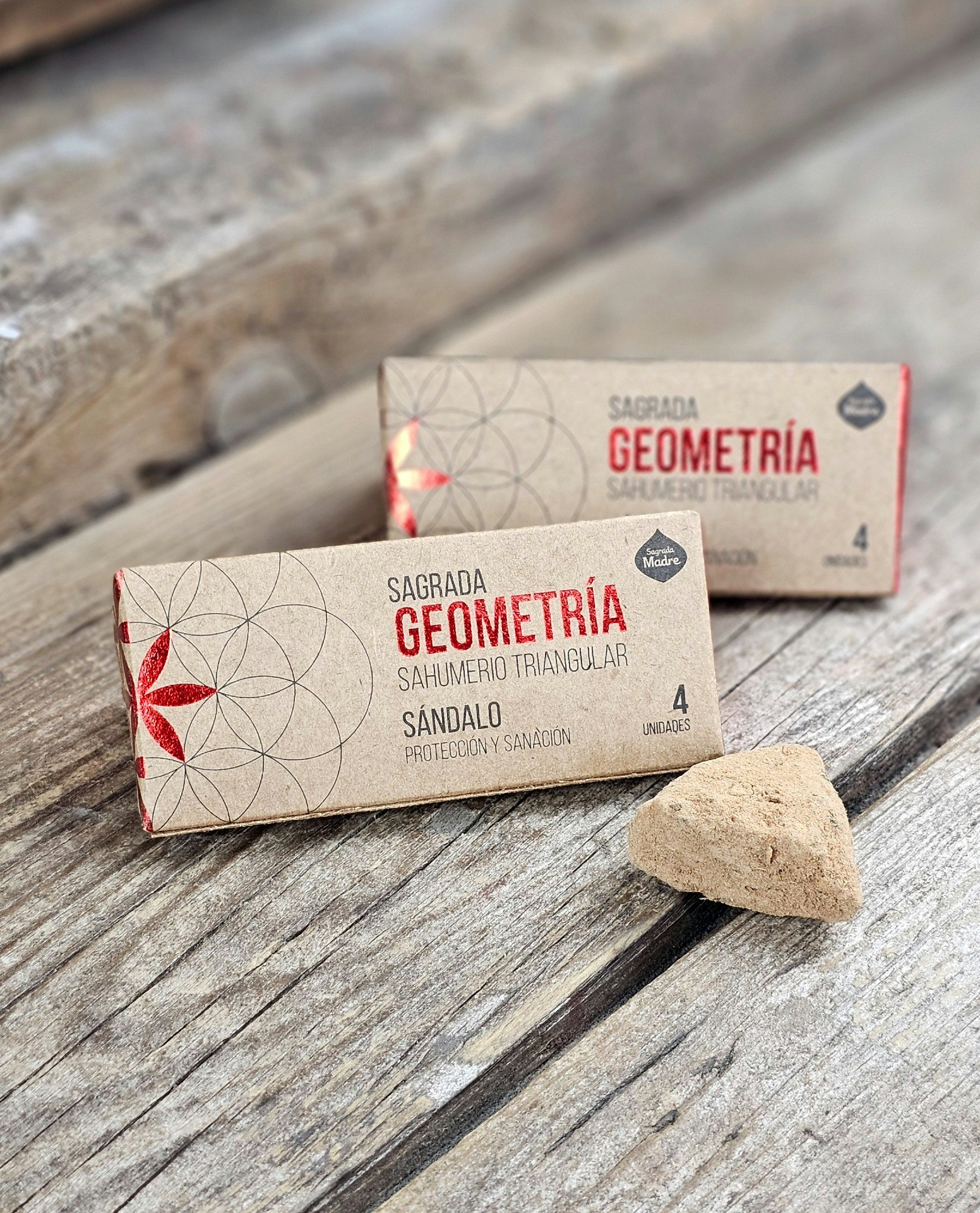 Sagrada Madre Geometría - Sandelträ, rökelsetrianglar