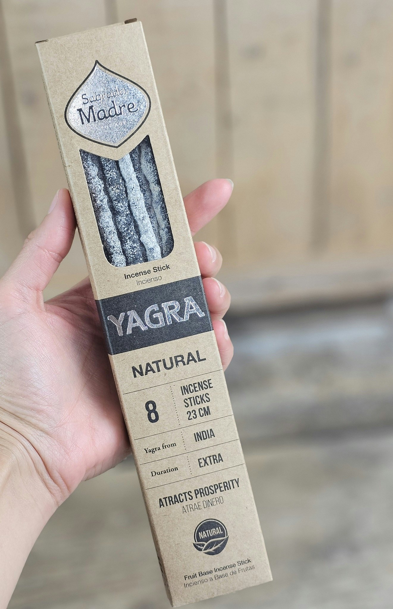 Sagrada Madre Natural line - Yagra, rökelsepinnar