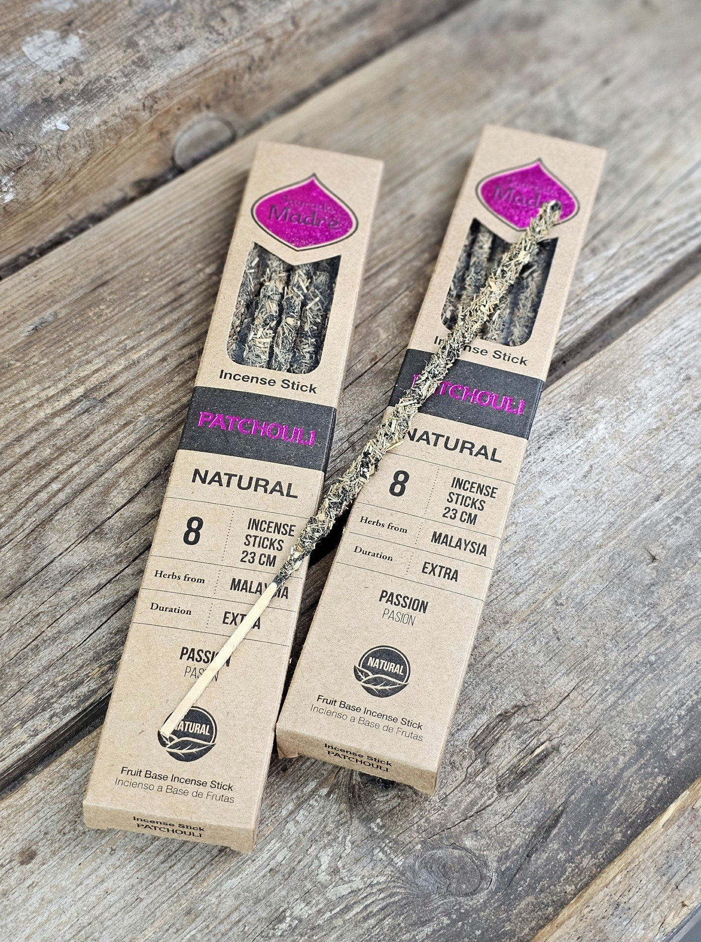 Sagrada Madre Natural line - Patchouli, rökelsepinnar