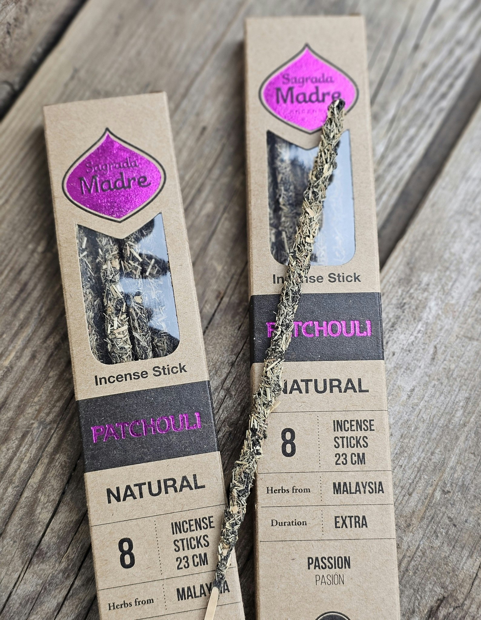 Sagrada Madre Natural line - Patchouli, rökelsepinnar