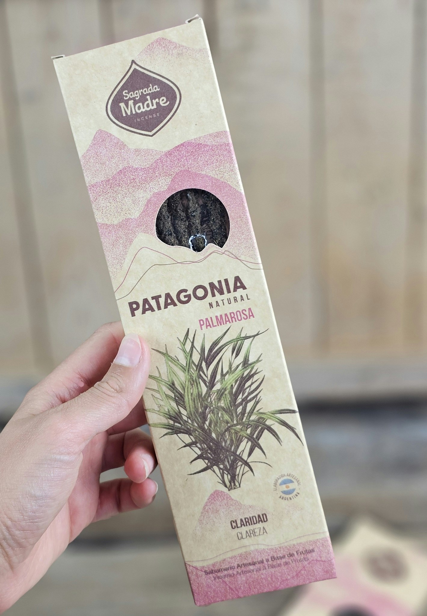 Sagrada Madre - Patagonia Natural Palmarosa, rökelsepinnar