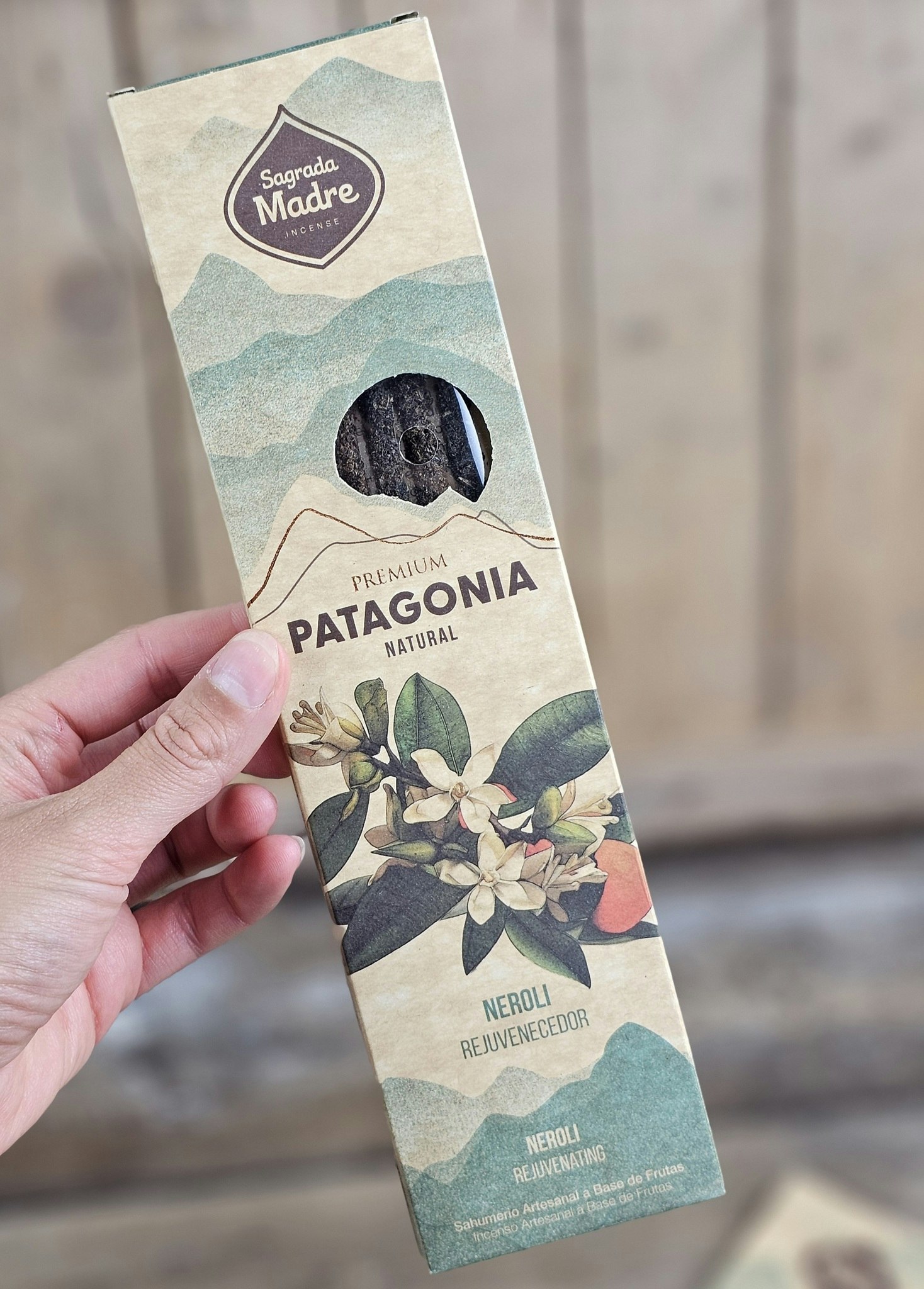 Sagrada Madre - Patagonia Natural Neroli (Apelsinblomma), rökelsepinnar