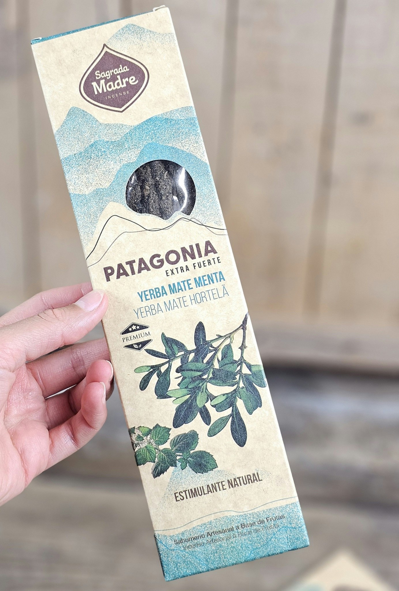 Sagrada Madre - Patagonia Natural Yerba Mate & Mynta, rökelsepinnar