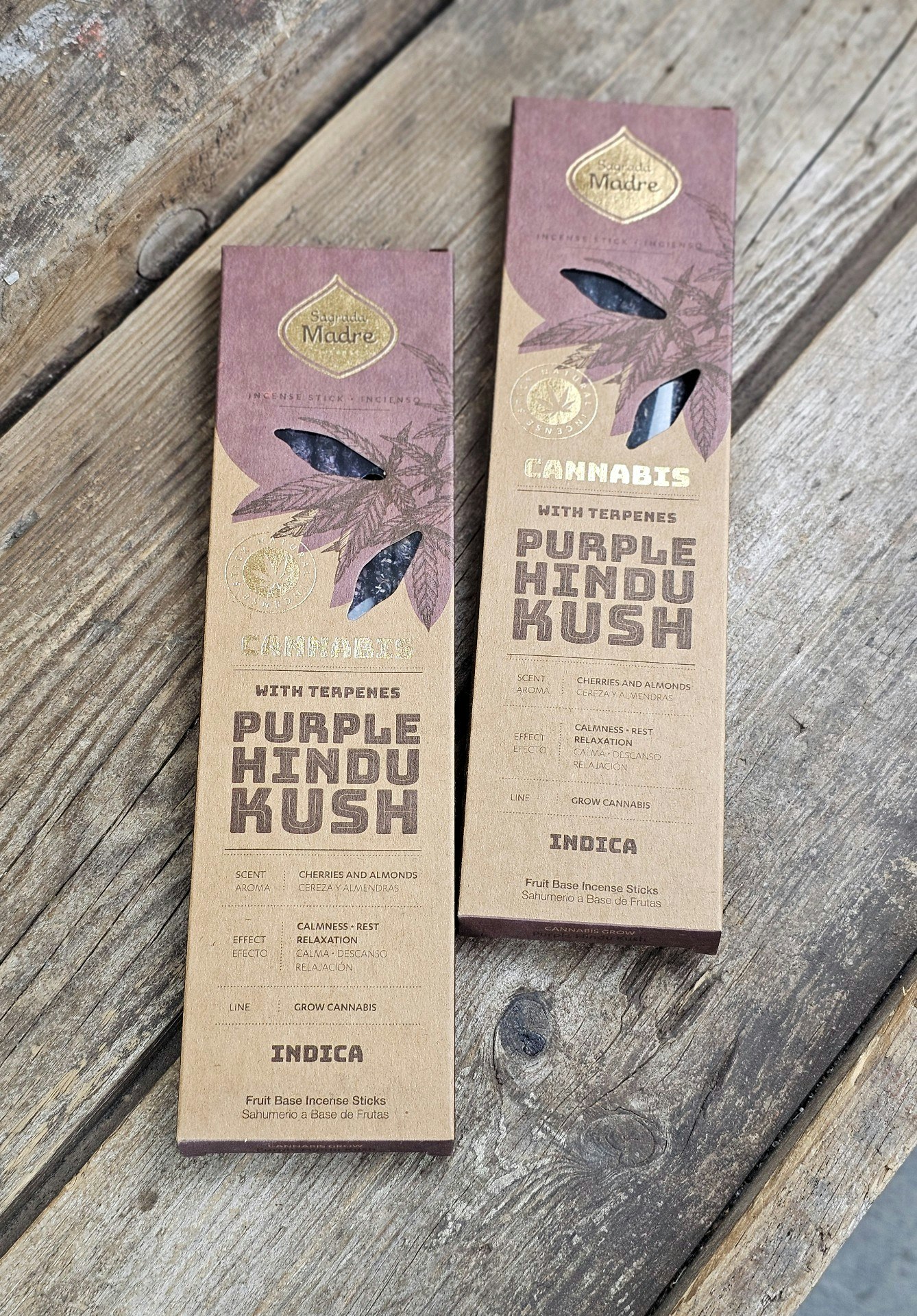 Sagrada Madre Cannabis Collection - Purple Hindu Kush, rökelsepinnar