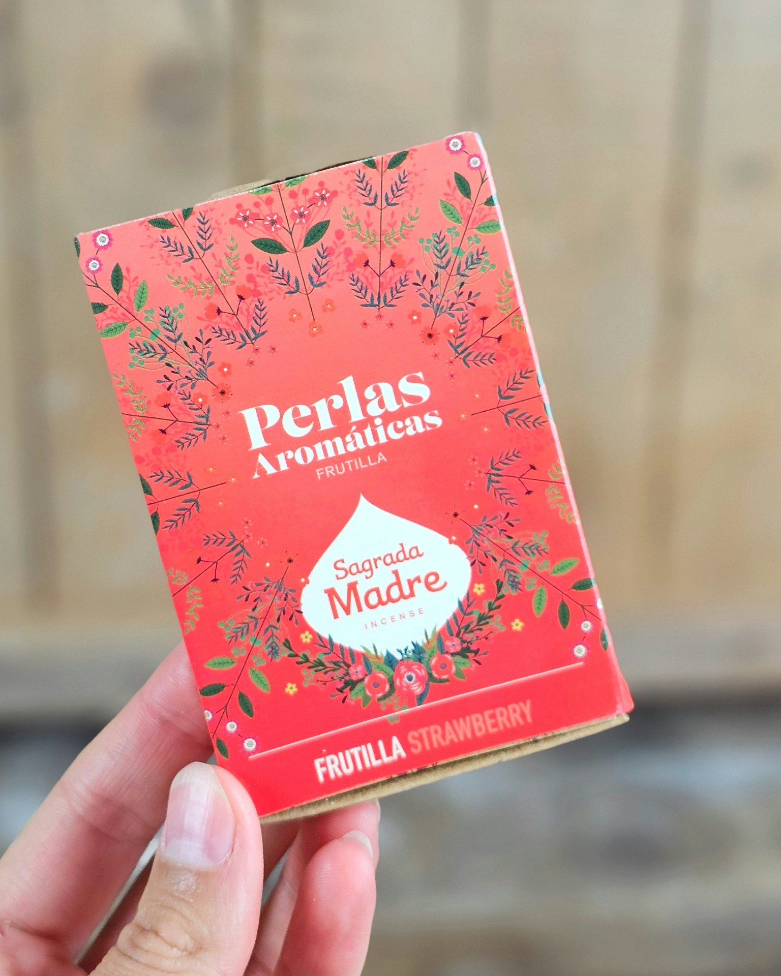 Sagrada Madre - Perlas Aromáticas, Jordgubbe (Aromatiska pärlor)