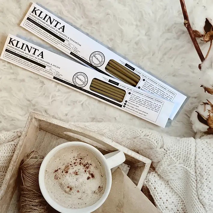 Klinta - Citrongräs & Apelsin, rökelsepinnar