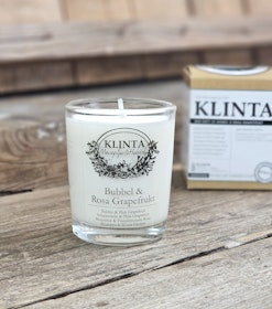 Klinta - Bubbel & Rosa Grapefrukt, doft- & massageljus 18h