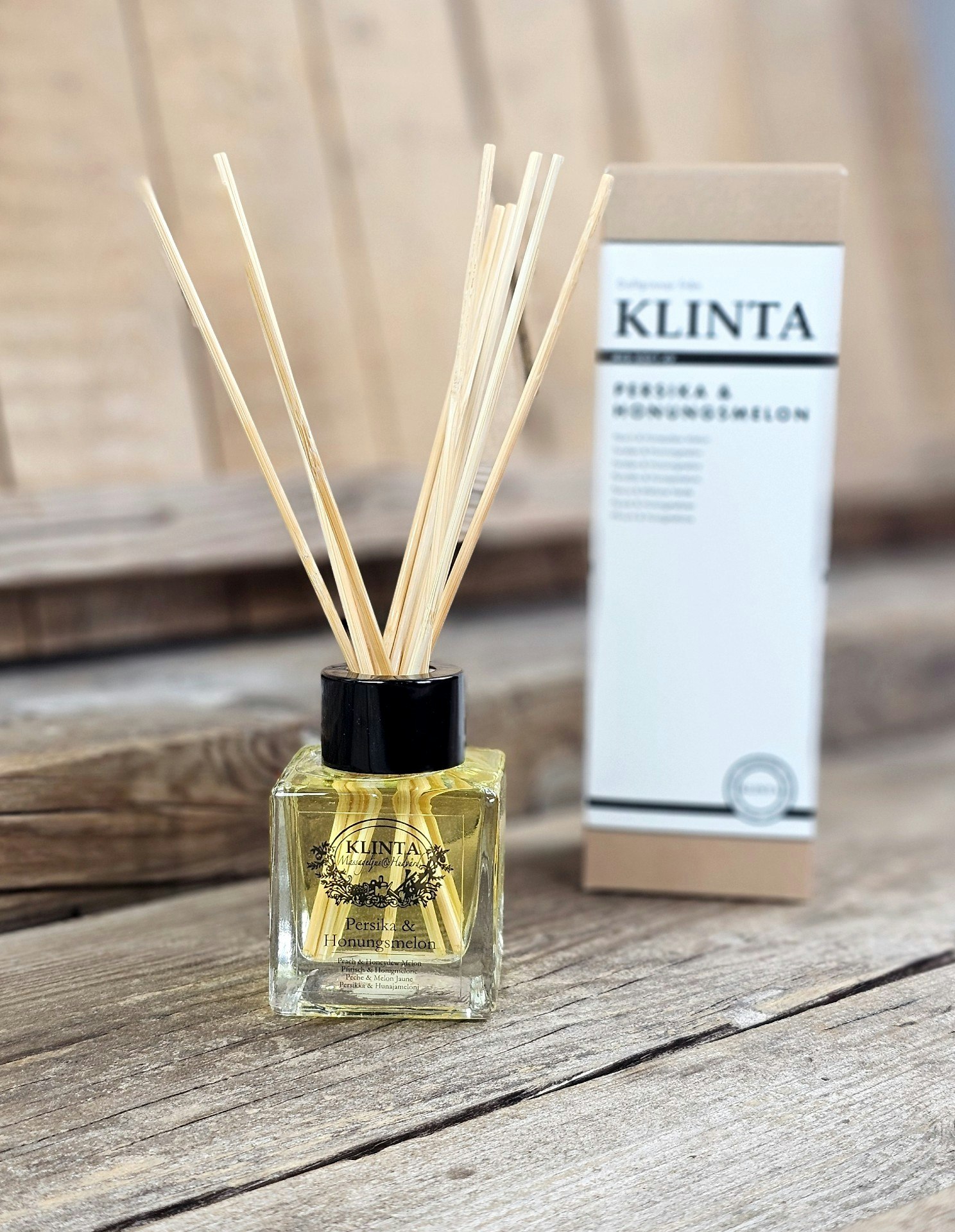 Klinta - Persika & Honungsmelon, doftpinnar