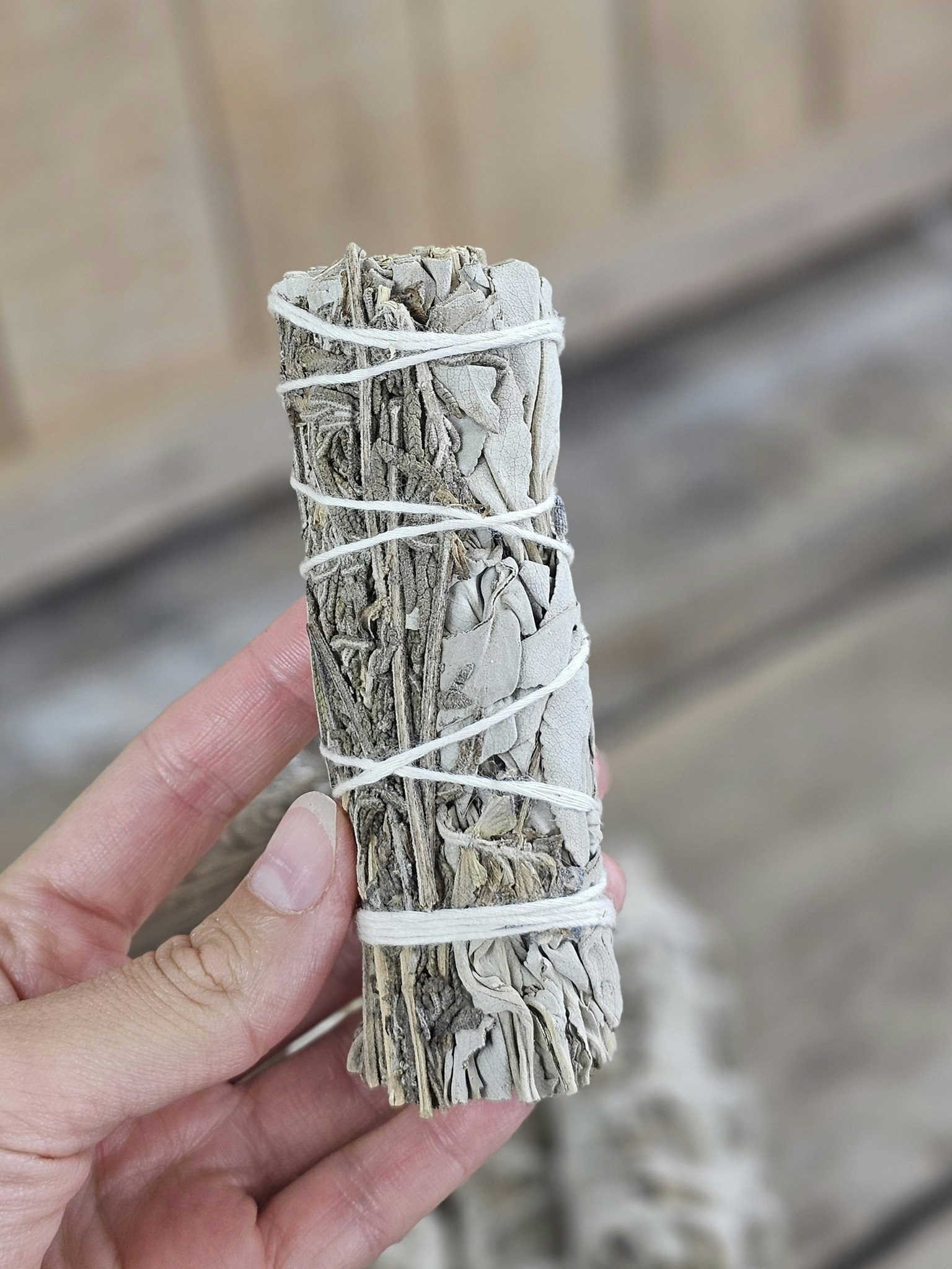 Vit Salvia med Lavendel