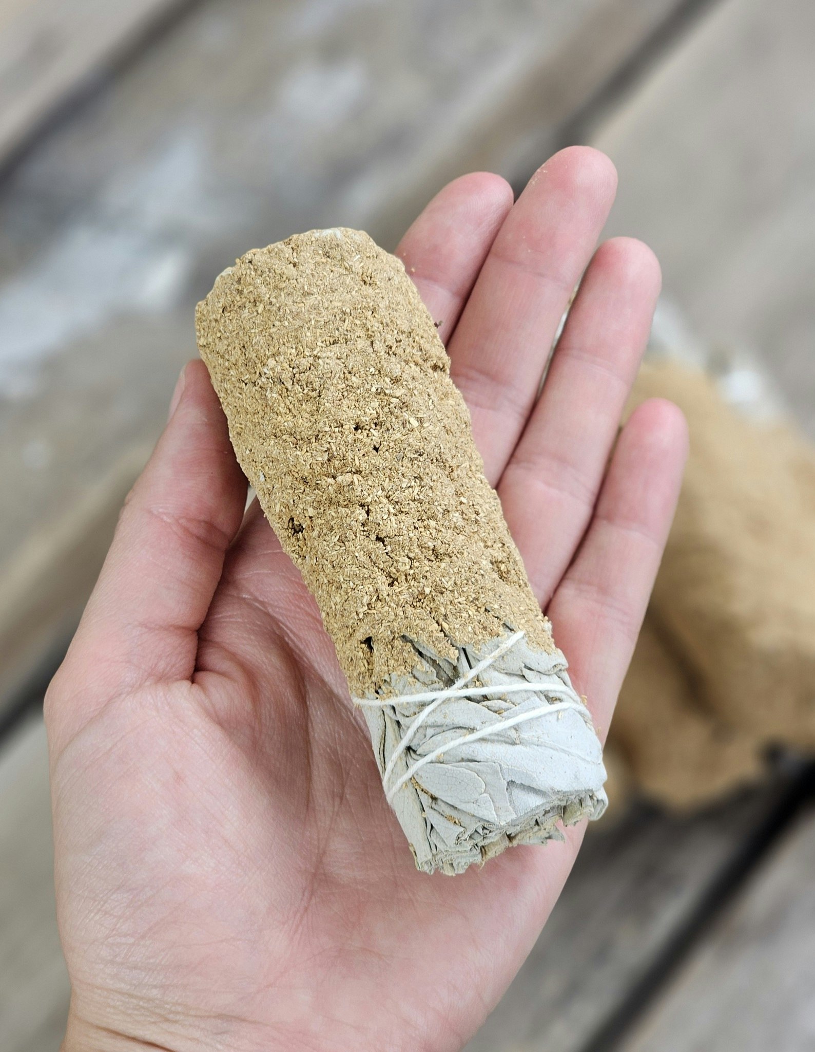 Vit Salvia med Palo Santo, smudge bunt