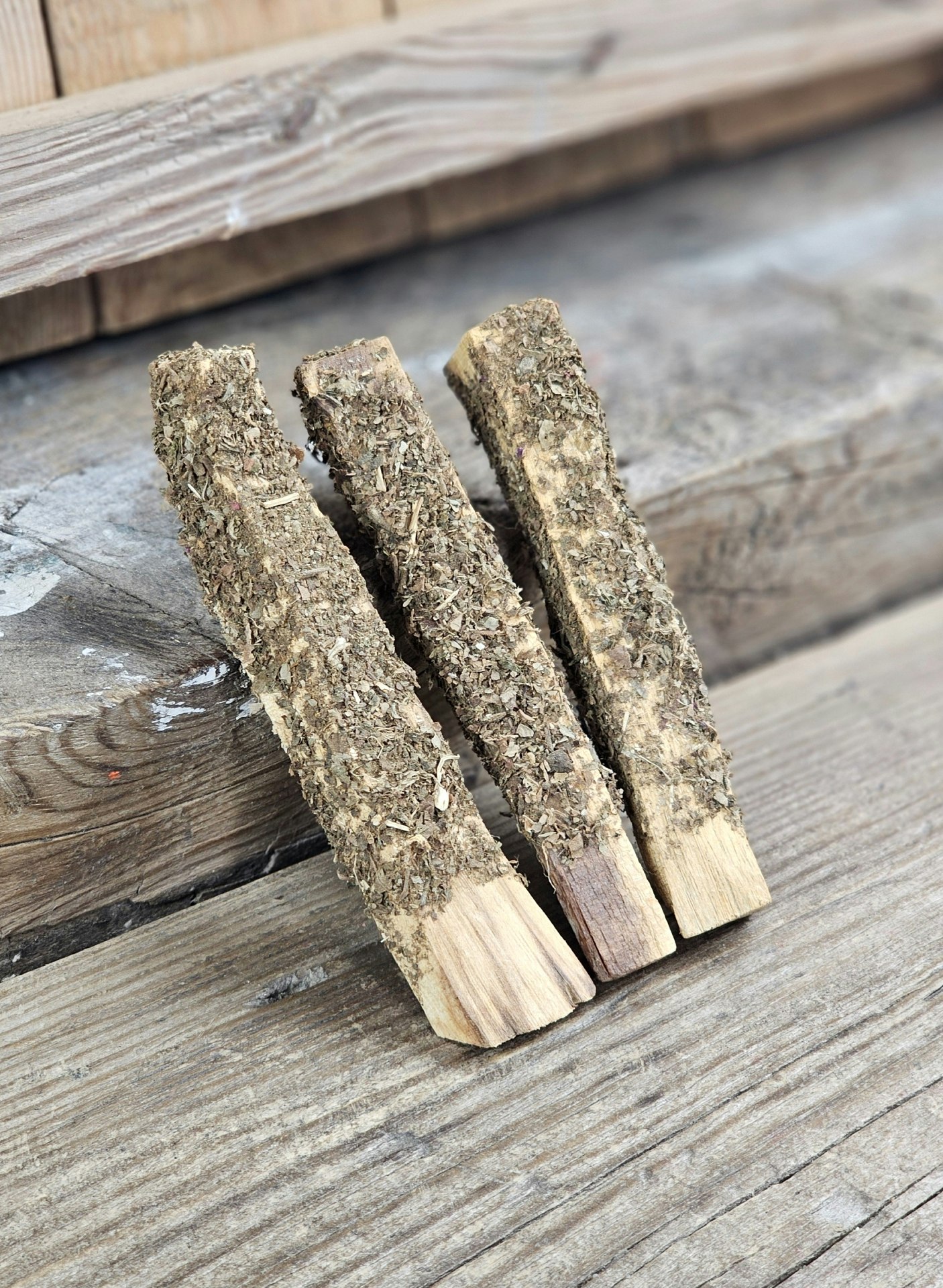 Palo Santo (Heligt trä), smudge med Patchouli