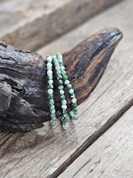 Trädagat, armband 4mm facetterade pärlor