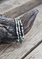 Trädagat, armband 4mm runda pärlor