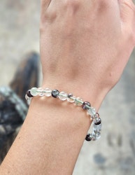 Lodolit, armband 6mm runda pärlor