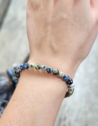 Oceanjaspis extra #2, armband 6mm runda pärlor