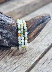 Jadeit, armband 6mm runda pärlor